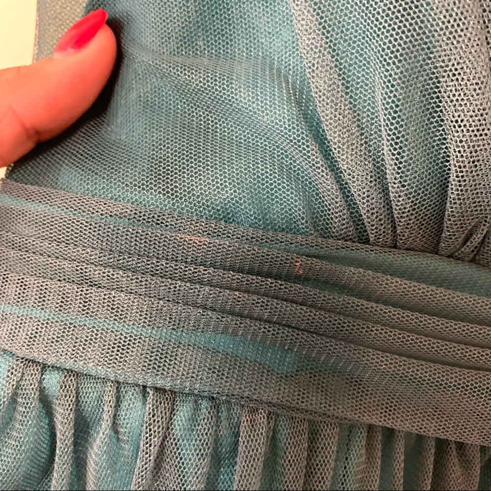 NWT Anthropologie Hitherto Party Dress Green Sz 4 - Picture 15 of 16